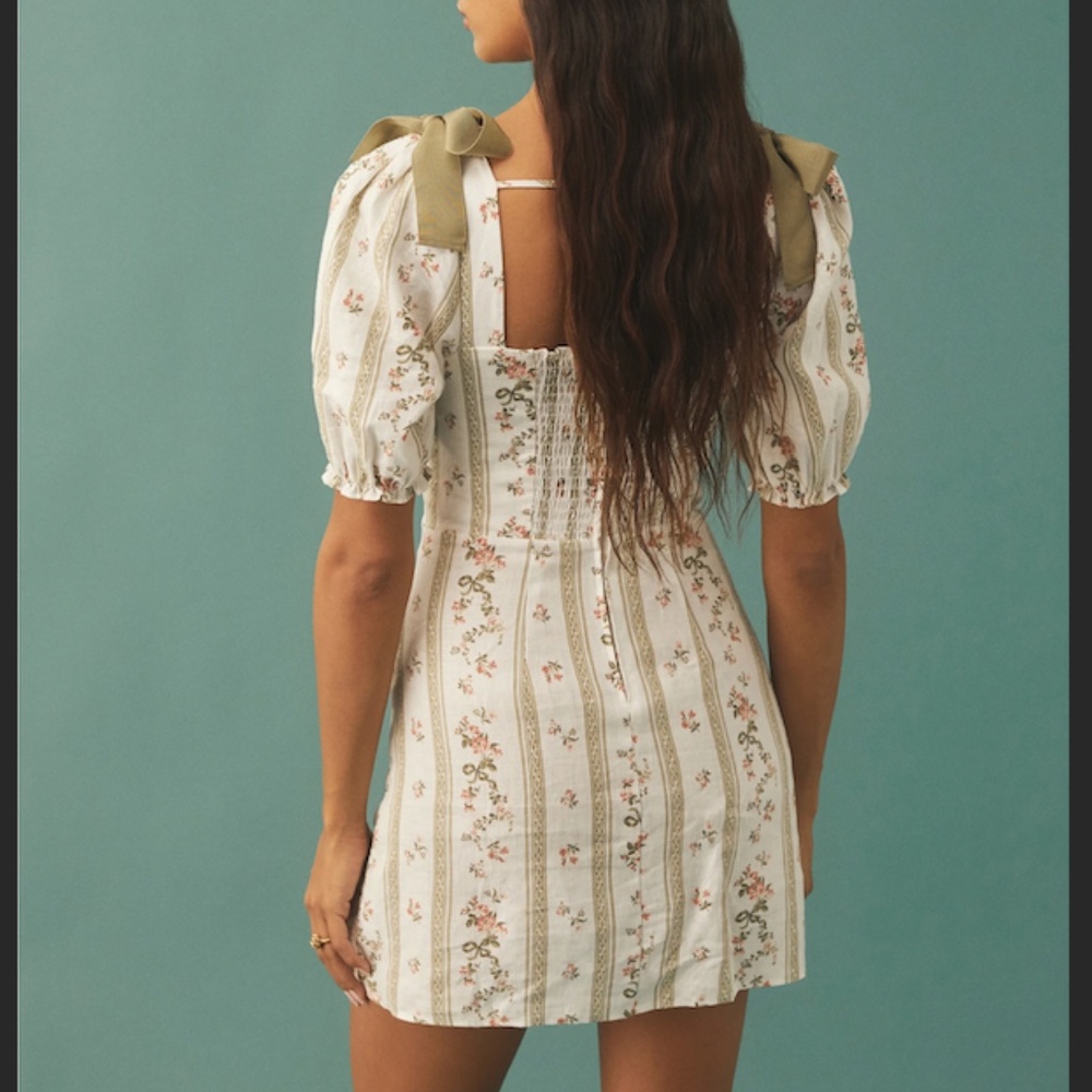 Reformation Linen Mini Dress - Size 2